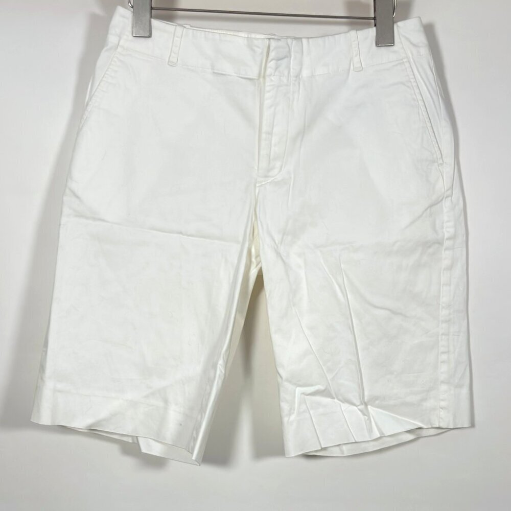 Ralph Lauren Golf Classic Fit White Bermuda Twill Chino Shorts - Size 8